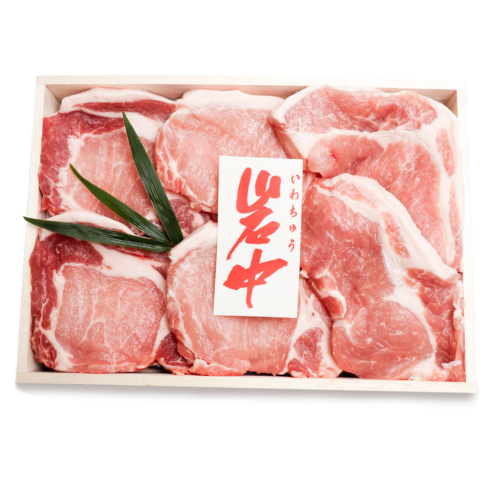 岩中豚ソテー用130g×6枚入(リブロース・ロース・モモ)