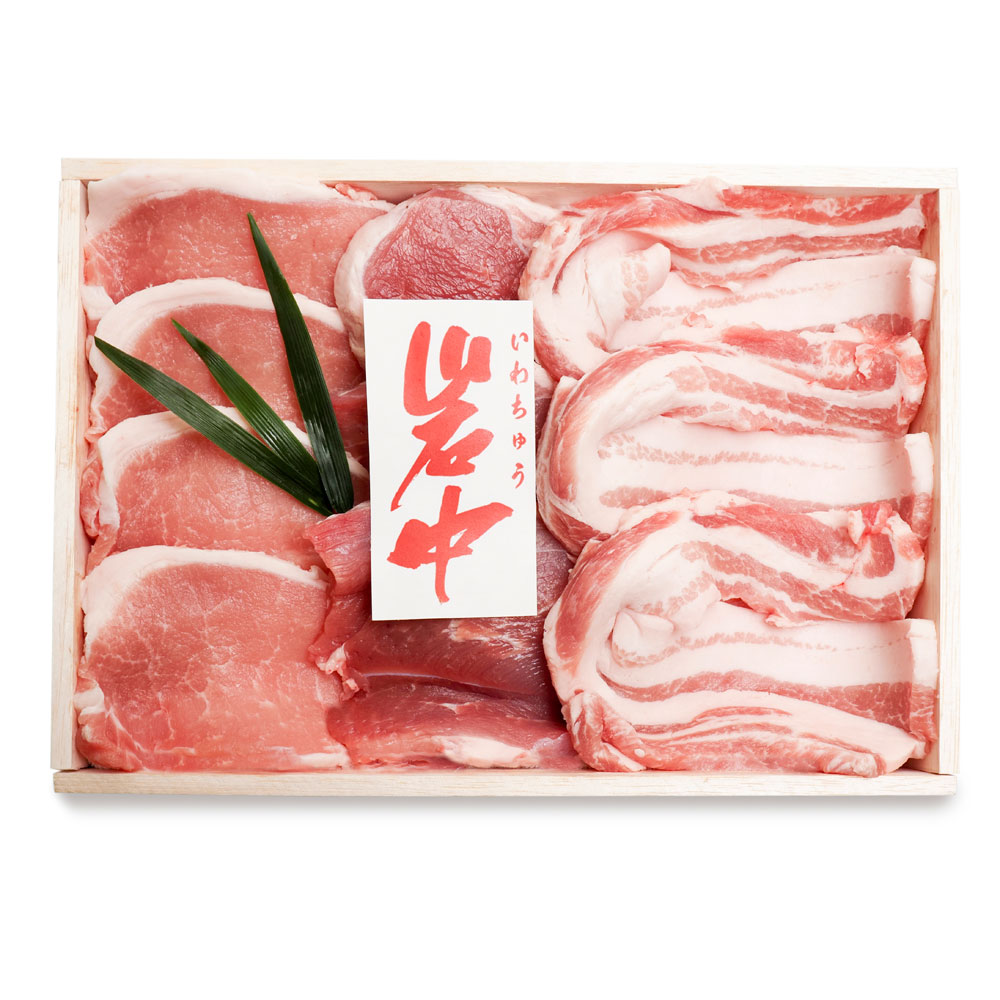 岩中豚焼肉用780g(ロース、モモ、バラ)