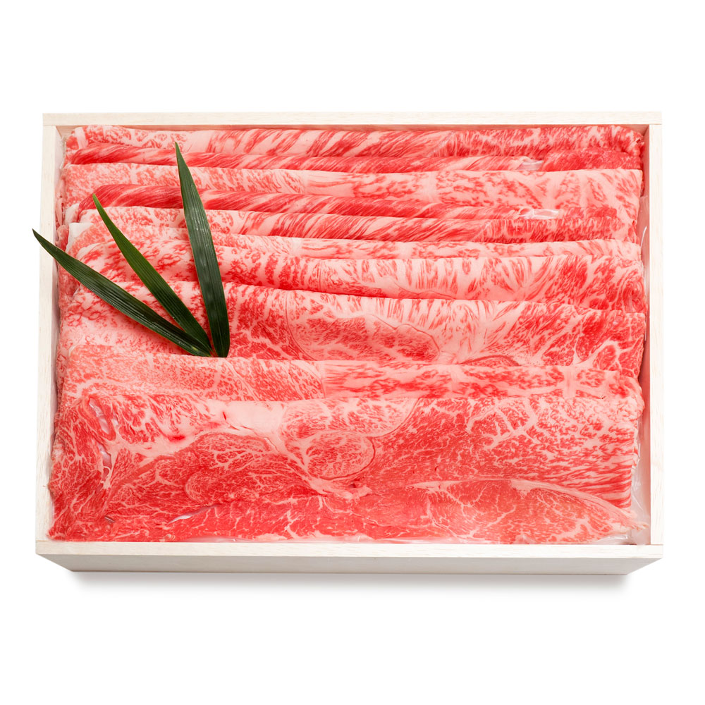 黒毛和牛すき焼き・しゃぶしゃぶ用(肩・モモ)750g(割り下付)